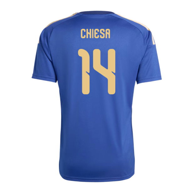 2026-2027 Italy Home Fan Jersey (Chiesa 14)-SoccerKits Hub | Buy Soccer Jerseys Online